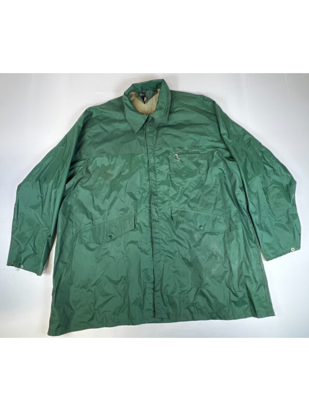 Vintage Sears Ted Williams Action Rite Rain Jacket Mens XL Green Windbreaker